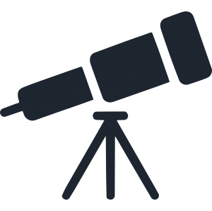 icon of telescope